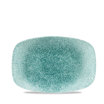 Raku Jade Green Chefs' Oblong Plate 23.7 x 15.7cm